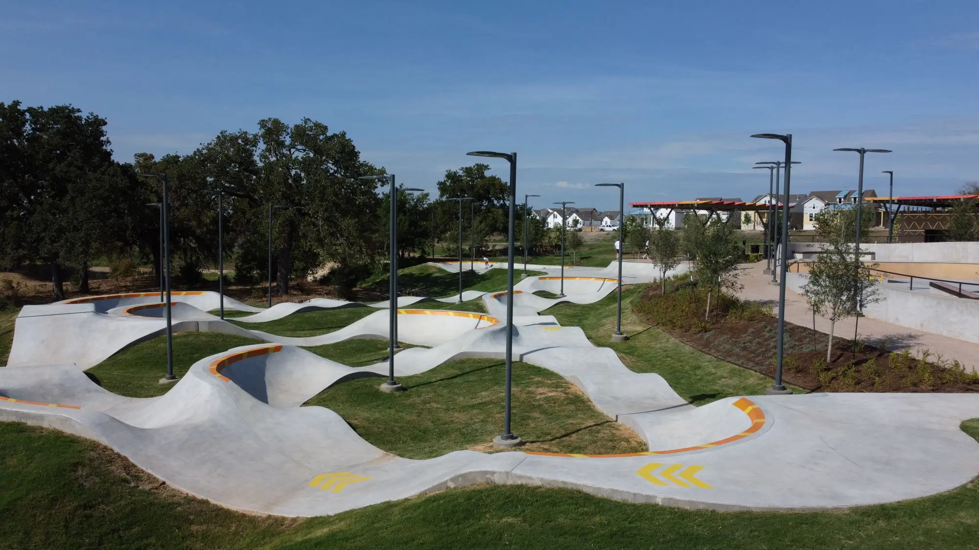 SPA Skateparks City of Austin Mueller Skate Park Pump Track 1