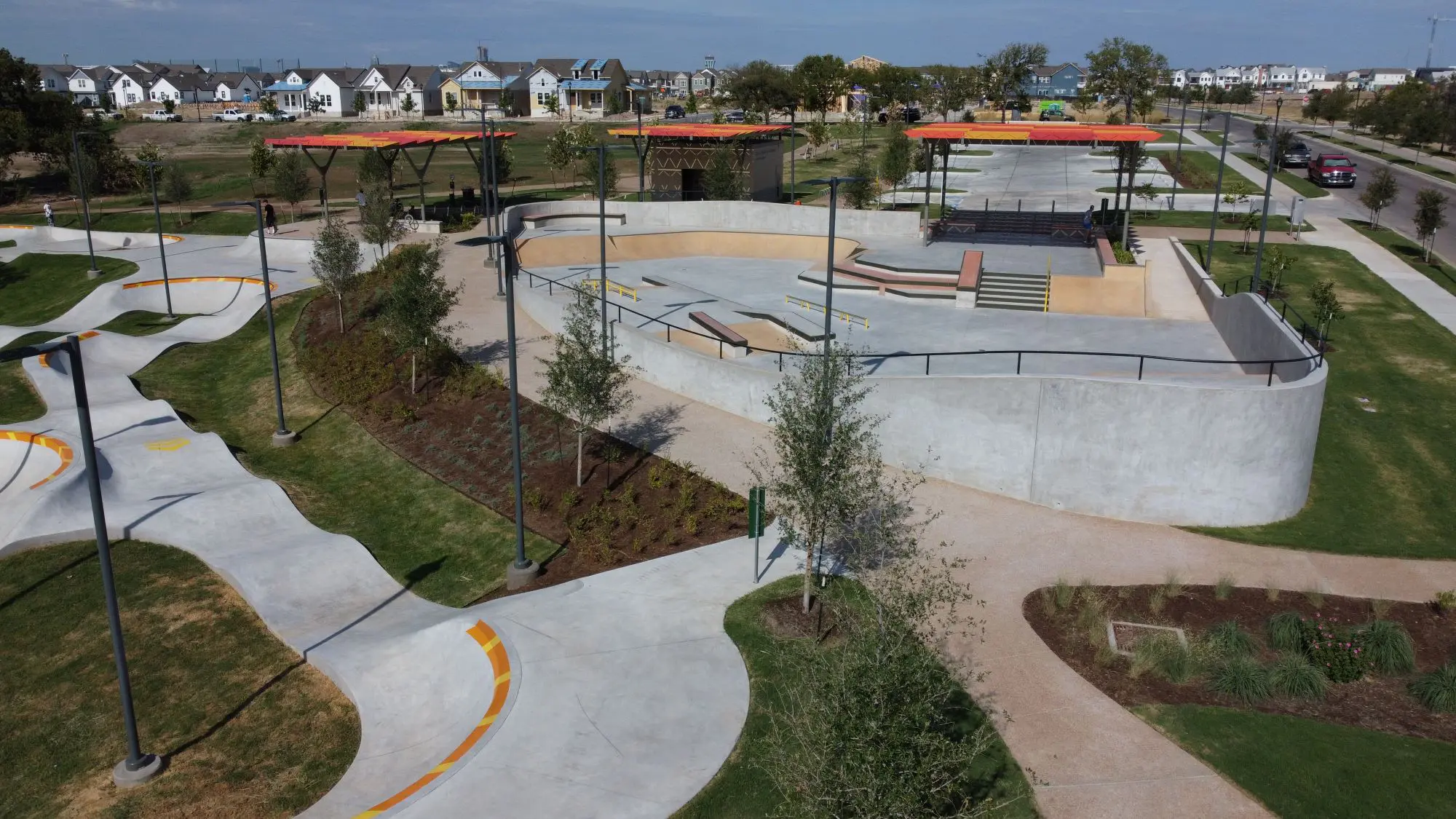 SPA Skateparks City of Austin Mueller Skate Park Pump Track 2