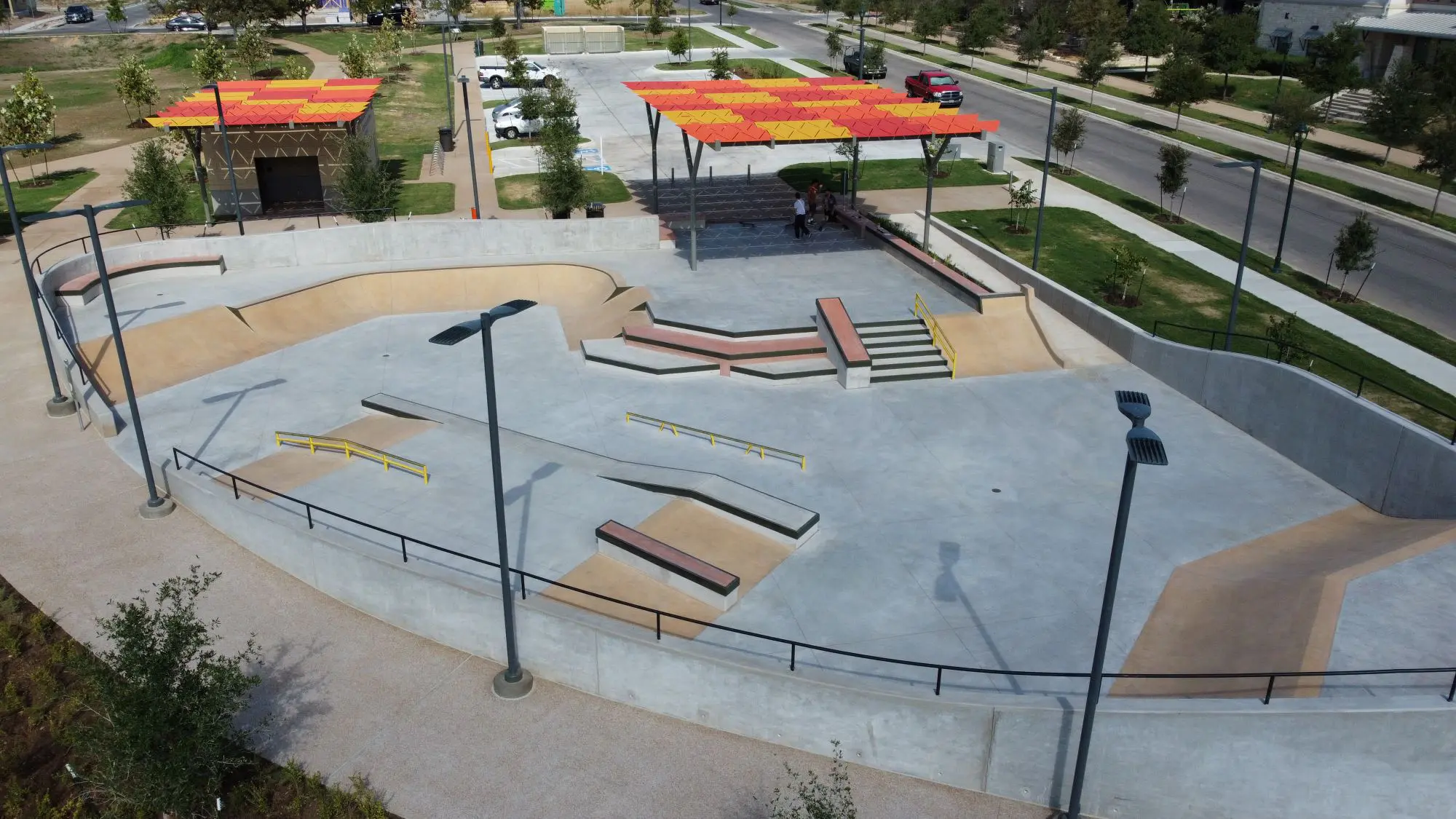 Skate Park Color and Materials