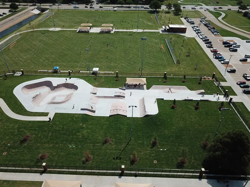 SPA Skateparks City of Plano Carpenter Park Contractor 005