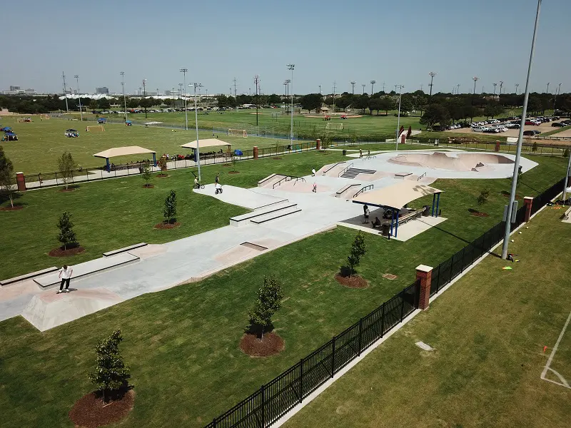 SPA Skateparks City of Plano Carpenter Park Contractor 008