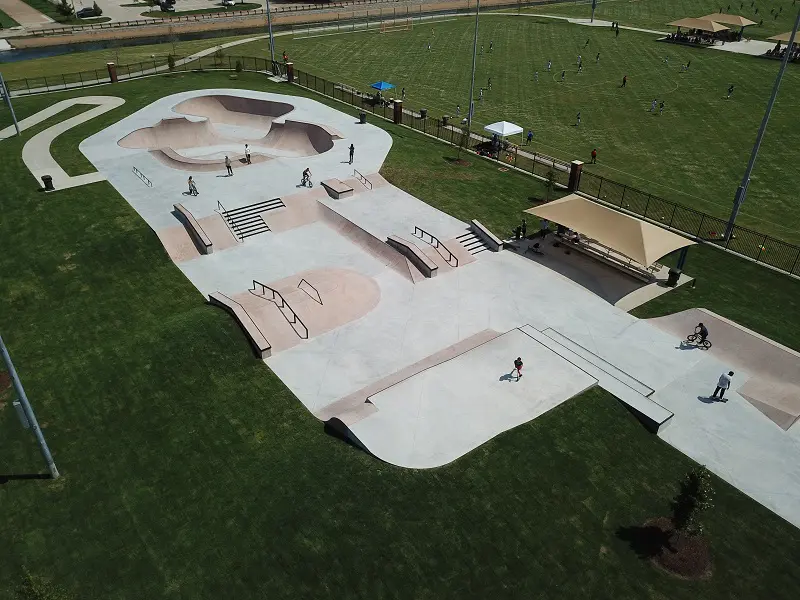 SPA Skateparks - Texas Skatepark Designer - City of Plano Carpenter Park Contractor