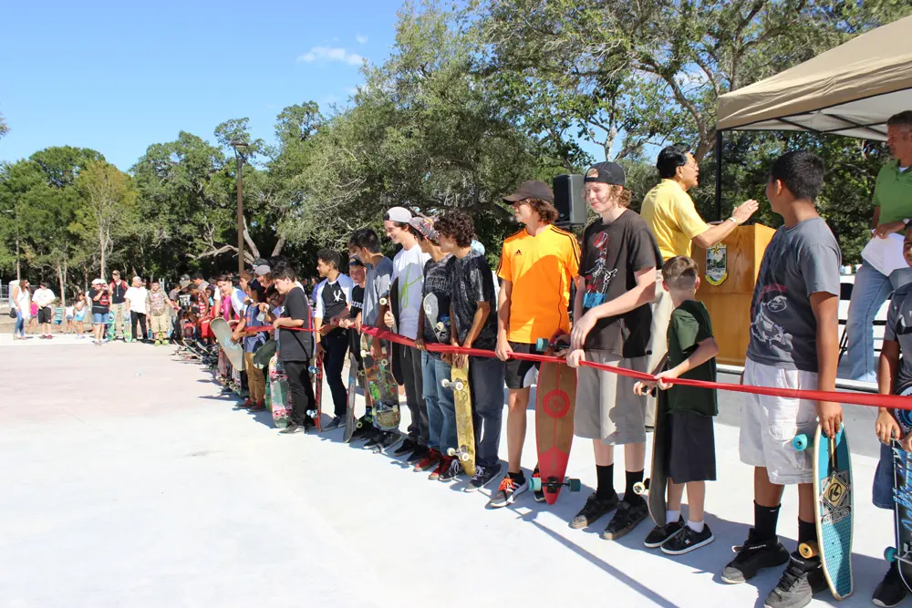 Seguin Skatepark - Ribbon Cutting - Grand Opening - SPA Skateparks