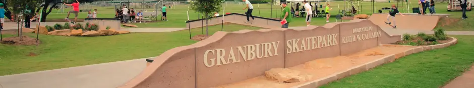 Granbury Texas Skate Park SPA Skateparks small banner 2