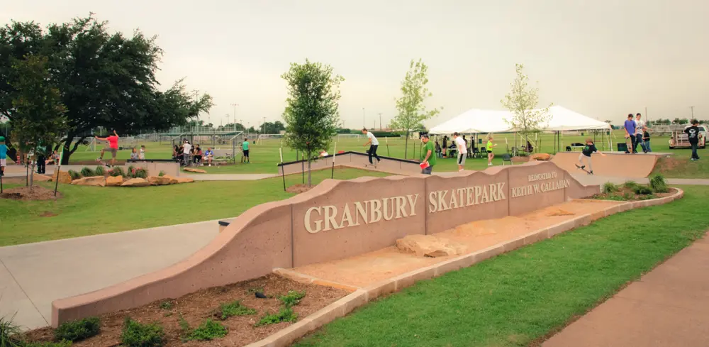 Granbury Texas Skate Park SPA Skateparks