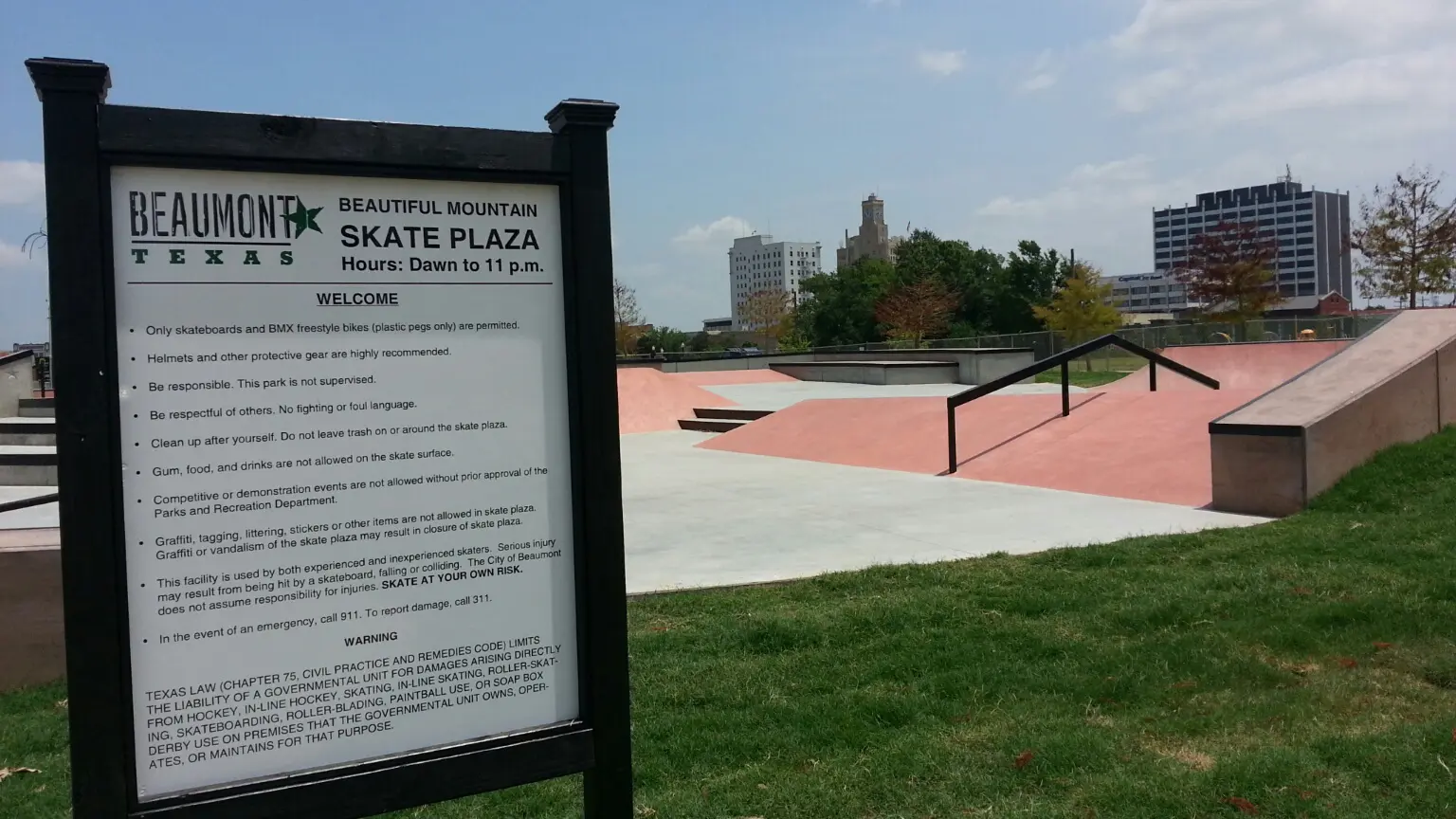 Skate Park Signage | Rules & Regulations