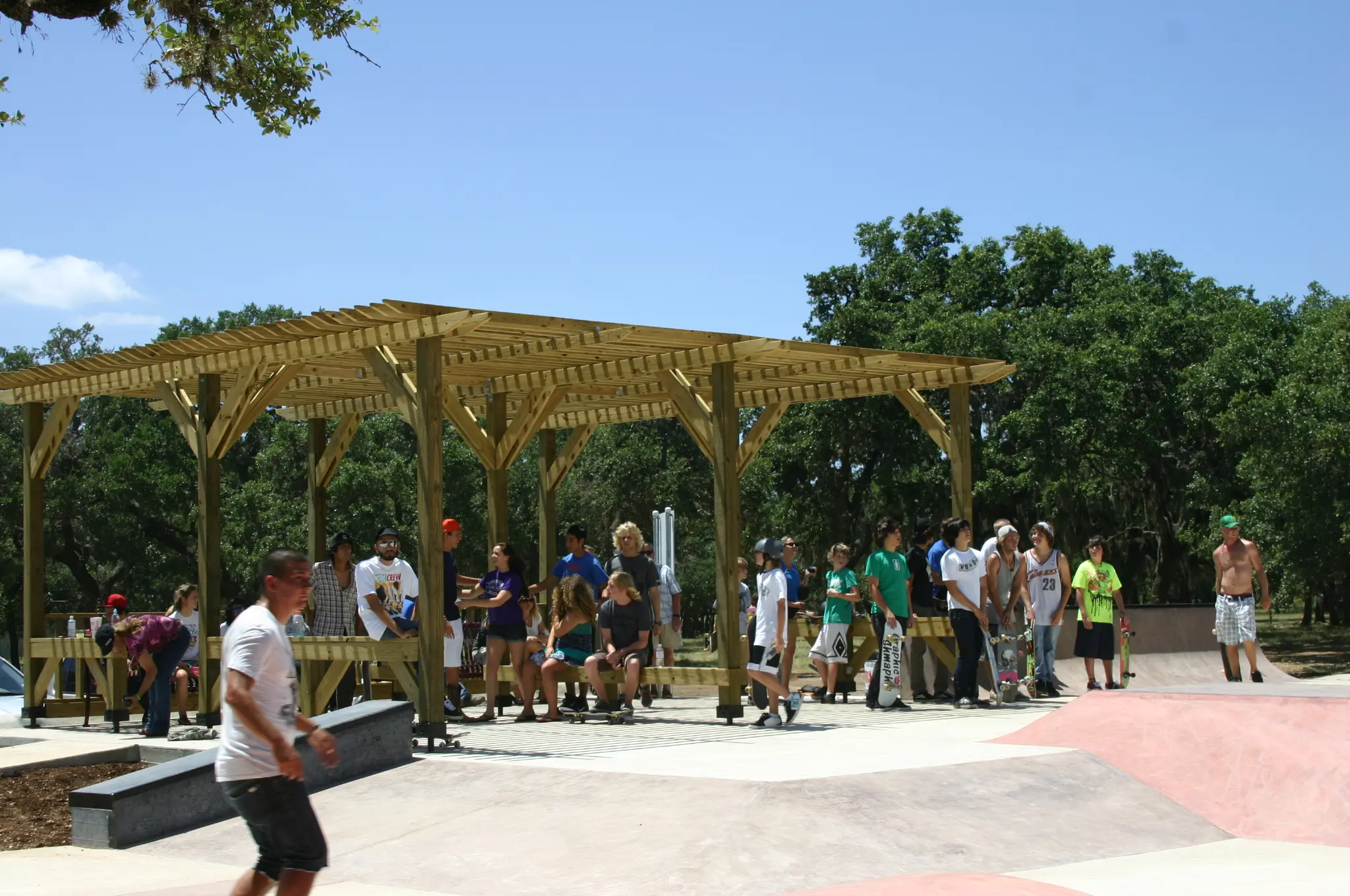 SPA Skateparks - City of Boerne Skatepark | Shade Structure