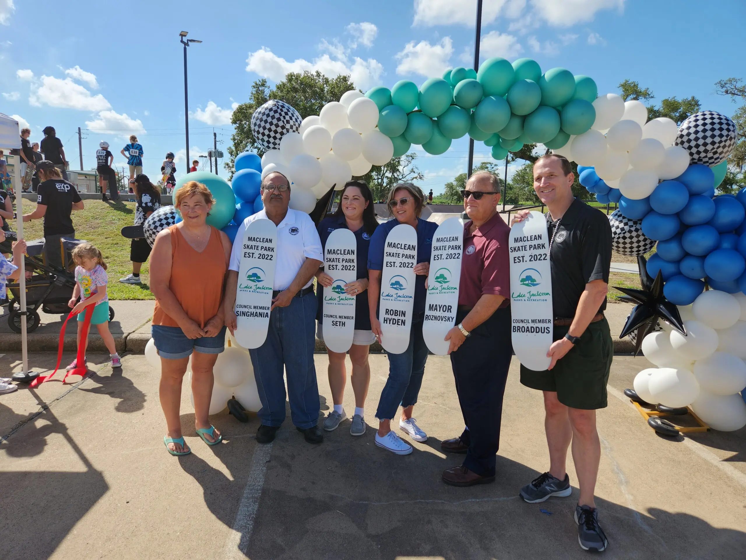 City of Lake Jackson MacLean Skate Park - Grand Opening Boards - SPA Skateparks