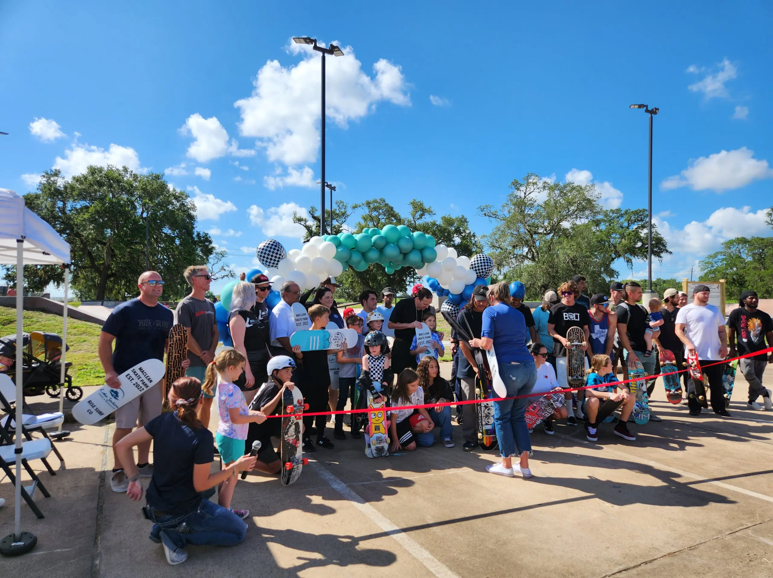 City of Lake Jackson Texas MacLean Skate Park Grand Opening Ribbon Cutting SPA Skateparks.jpg