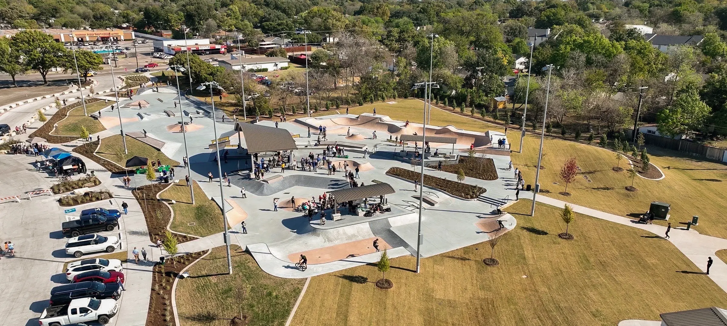 SPA Skateparks - Garland Texas - Boneyard Skate Park - Drone 6