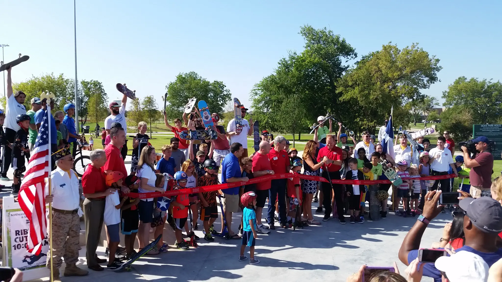 SPA Skateparks Frisco Texas Northeast Community Skate Park Grand Opening