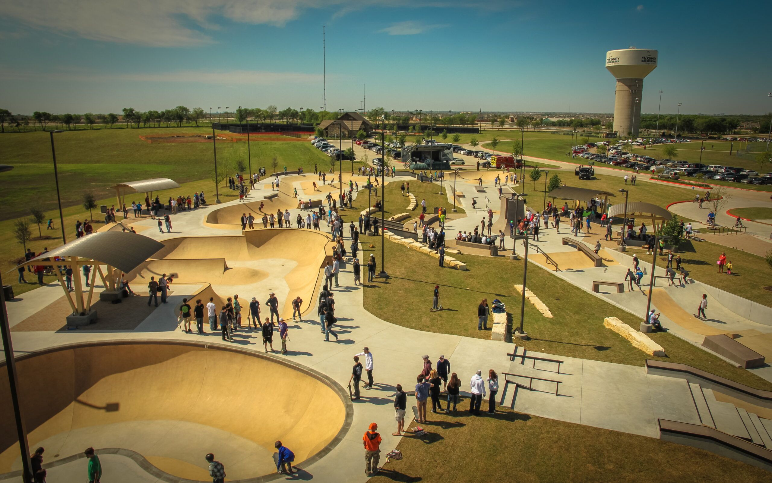 SPA Skateparks McKinney Texas Gabe Nesbitt Skate Park Opening