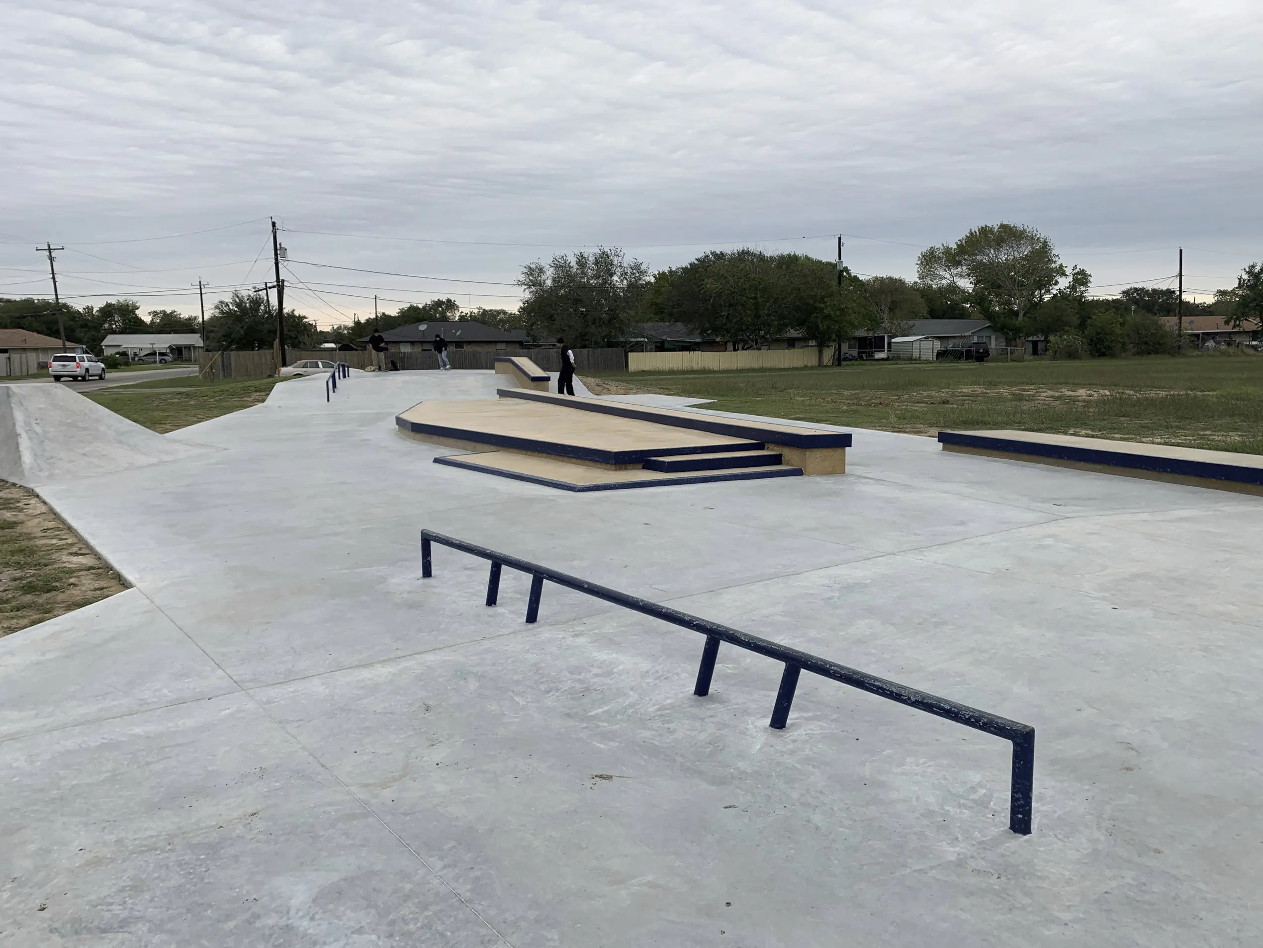 SPA Skateparks - City of Port Lavaca Texas Skate Park Flat Rail