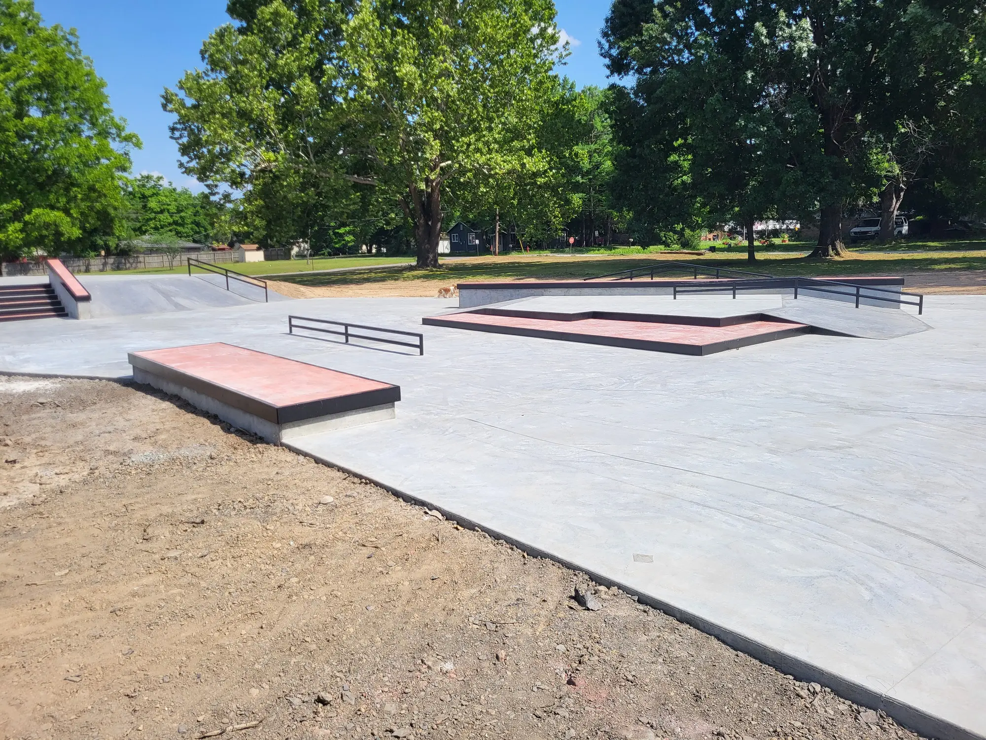 SPA Skateparks - City of Stigler Oklahoma Skate Park Contractor - Street Course