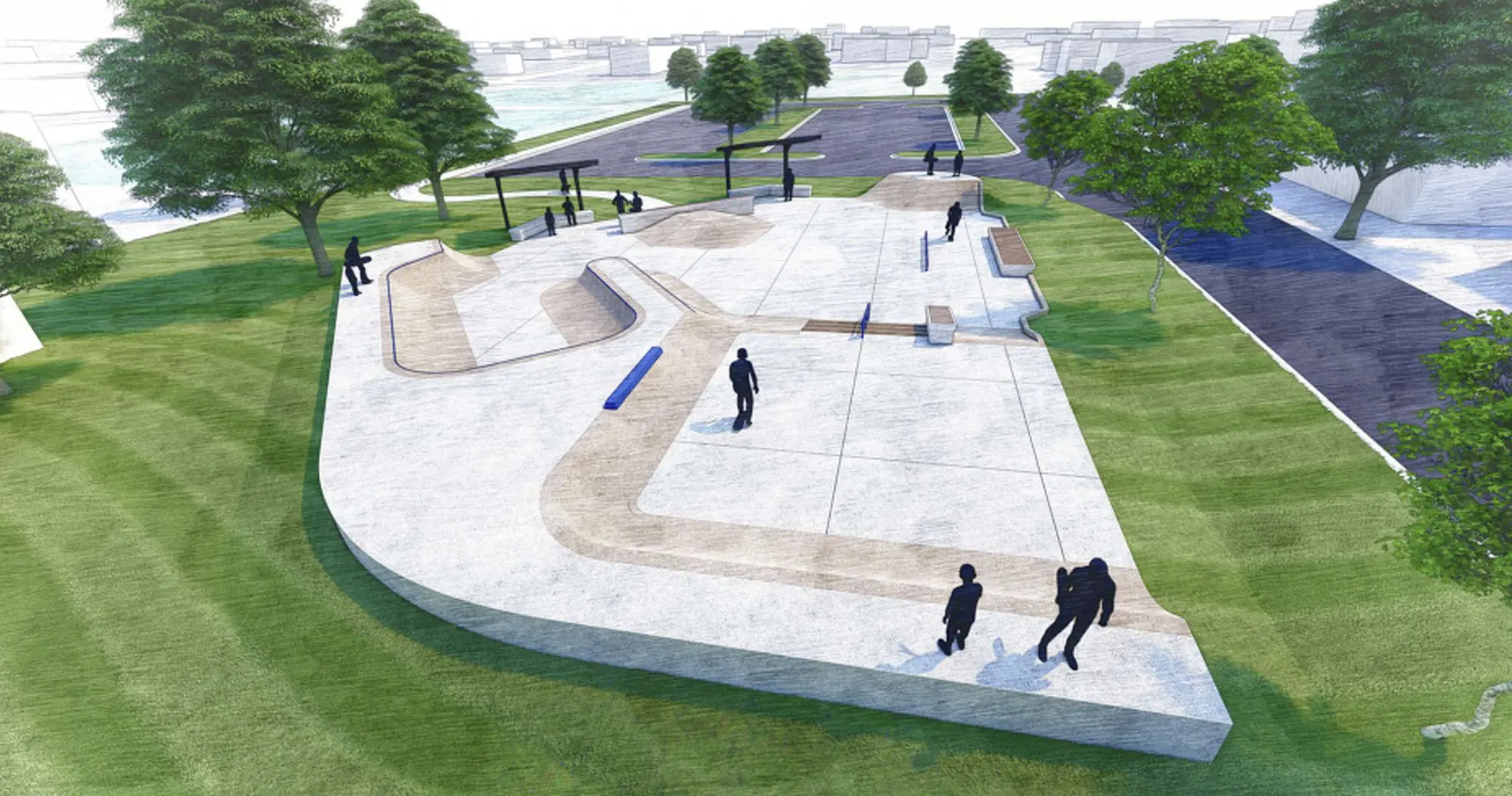 SPA Skateparks New Line Skatepark Design Team Decatur Texas Contractor