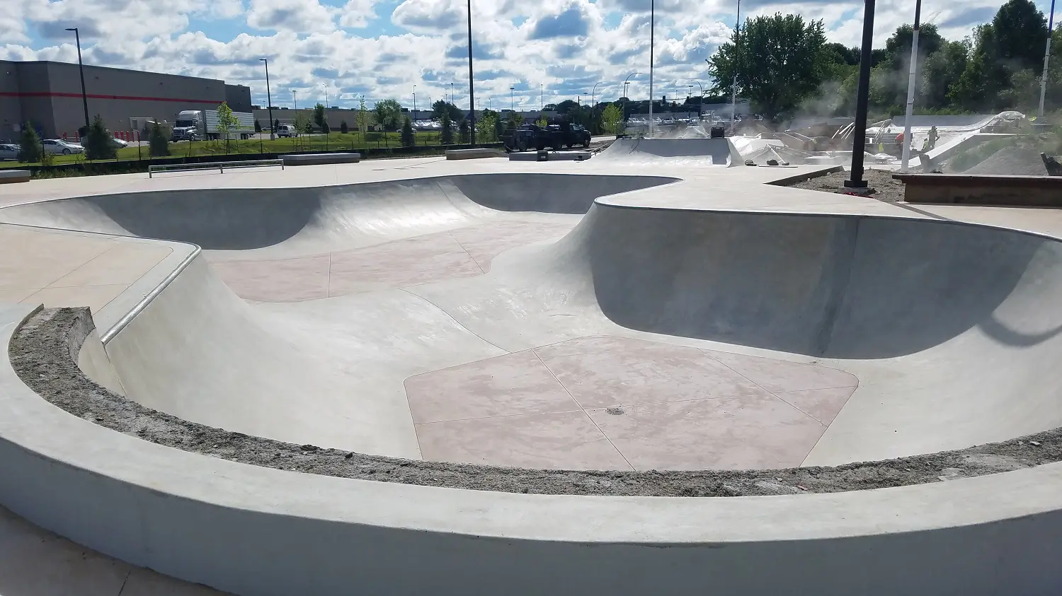 City of St. Cloud Minnesota Heritage Park Skate Plaza