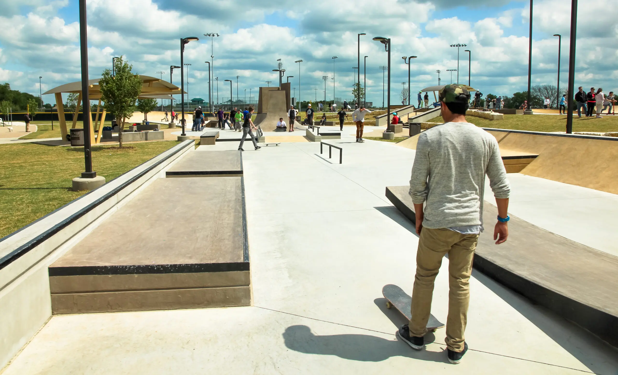 SPA Skateparks - Texas Design Build Skatepark Contractor - McKinney Texas Gabe Nesbitt Skate Park